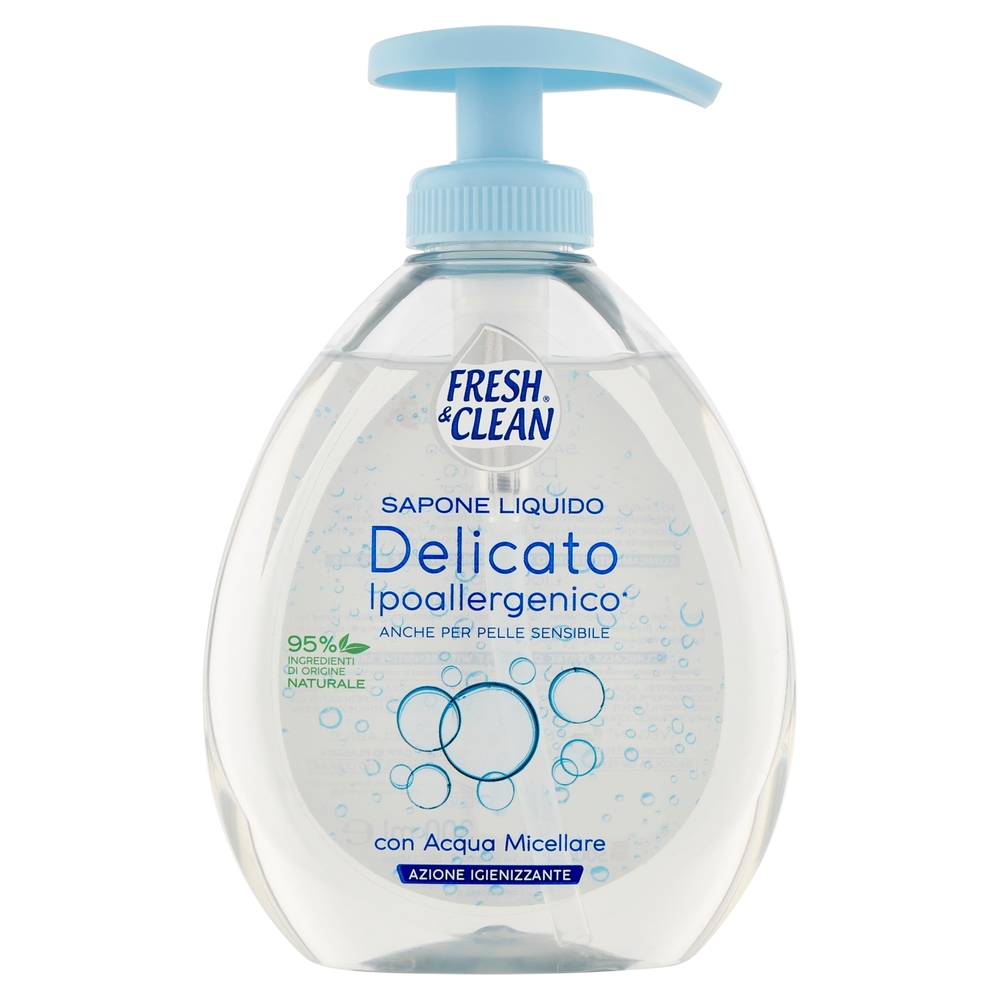 Fresh & Clean Sapone Liquido Delicato con Acqua Micellare 300 ml